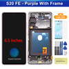 Original AMOLED Display For Samsung Galaxy S20 FE 4G 5G LCD Display Touch Screen Assembly For Samsung S20 FE G780F G781B LCD