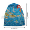 Margaritaville St. Somewhere Map Beanie Hedging Cap DIY Print Cushion Margaritaville St Somewhere Tropical Jimmy Buffet
