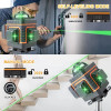 Pracmanu 16 Lines 4D Laser Level Auto Self-Leveling Horizontal And Vertical Cross Line Laser Level Super Powerful Green Beam