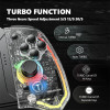 LinYuvo KS40 Joypad Transparent Wireless six-axis Joy Controller Gamepad Joy wireless Gamepad Motion Control For Nintendo Switch