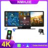 10.26 Inch 4K Car DVR Dash Cam Rearview Camera Wifi Carplay & Android Auto GPS Navigation Video Recorder Dashboard Dual Lens