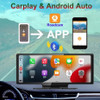 10.26 Inch 4K Car DVR Dash Cam Rearview Camera Wifi Carplay & Android Auto GPS Navigation Video Recorder Dashboard Dual Lens