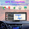 10.26 Inch 4K Car DVR Dash Cam Rearview Camera Wifi Carplay & Android Auto GPS Navigation Video Recorder Dashboard Dual Lens
