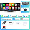 Srnubi 10'' Car Mirror Video Recording AI Voice GPS Navigation Dashboard DVR Carplay Android Auto Wireless Connection