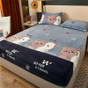 Thickened Milk Velvet Bedsheet,High Quality Ultra-Soft With Elastic Band Mattress Protector ,chine Washable Mattres