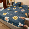 Thickened Milk Velvet Bedsheet,High Quality Ultra-Soft With Elastic Band Mattress Protector ,chine Washable Mattres