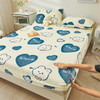 Thickened Milk Velvet Bedsheet,High Quality Ultra-Soft With Elastic Band Mattress Protector ,chine Washable Mattres