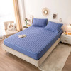 Skin friendly matte thickened cotton fitted sheet, Elastic Band Fitted Sheet Soft Comfort Mattress Protector