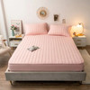 Skin friendly matte thickened cotton fitted sheet, Elastic Band Fitted Sheet Soft Comfort Mattress Protector