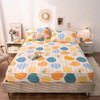 Skin friendly matte thickened cotton fitted sheet, Elastic Band Fitted Sheet Soft Comfort Mattress Protector