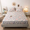 Skin friendly matte thickened cotton fitted sheet, Elastic Band Fitted Sheet Soft Comfort Mattress Protector