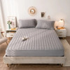 Skin friendly matte thickened cotton fitted sheet, Elastic Band Fitted Sheet Soft Comfort Mattress Protector