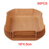 50pcs/25pcs Air Fryer Disposable Baking Paper Liner Form Tray Kitchen Grill Parchment Paper Air Fryer Accessories