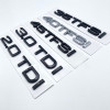3D Letters Numbers Emblem for Audi A4 40TFSI 45TFSI 50TFSI 30TDI Car Trunk Lid Nameplate Badge Logo Sticker Chrome Glossy Black