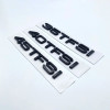 3D Letters Numbers Emblem for Audi A4 40TFSI 45TFSI 50TFSI 30TDI Car Trunk Lid Nameplate Badge Logo Sticker Chrome Glossy Black