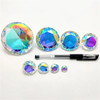 30-80mm AB Colorful K9 Crystal Diamond Paperweight Decorative Rainbow Maker Prism Glass Diamonds Wedding Room Desktop Decoration