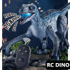Electric Walking Remote Controlled Spray Dinosaur Robot RC Toys Simulated Walking Swing Remote Control with Light for Kids