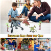 Electric Walking Remote Controlled Spray Dinosaur Robot RC Toys Simulated Walking Swing Remote Control with Light for Kids