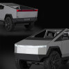 1/24 Teslas Cybertruck Pickup Alloy Car Model Diecasts Metal Toy Off-road Vehicles Truck Model Simulation Sound Light Kids Gifts