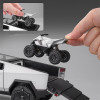 1/24 Teslas Cybertruck Pickup Alloy Car Model Diecasts Metal Toy Off-road Vehicles Truck Model Simulation Sound Light Kids Gifts