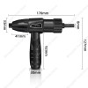 Electric rivet gun 2.4mm-4.8mm integrated without installation, rivet nut gun drill bit adapter cordless riveting tool