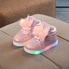 Children's Led Sneakers Girls Glowing Kids Shoes for Girls Luminous Girls Sneakers Baby Kid Shoes with Backlight Sole