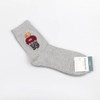 1 Pair Cartoon Gentleman Bear Men's Socks Comfortable Harajuku Skateboard Socks Novelty Breathable Sox Christmas Gift