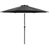 Vineego 9 FT Market Patio Umbrella Outdoor Straight Umbrella with Tilt Adjustable,Blue patio furniture  umbrella beach