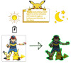 Pokemon Luminous Tattoos for Kids Pikachu Styles Temporary Tattoos Stickers Boys Girls Glow Party Supplies Gifts for Children