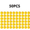 Yellow PU Bullet Nerf Rival Refill Darts Toy Gun Round Bullets Toy Gun Ball Dart for Nerf Rival Apollo Zeus Gun 25/50/100pcs