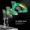 TOMLOV DM602 Pro HDMI Microscope 2000X 3 Lens 10.1 Inch IPS LCD For PCB Soldering Phone Repair Digital Microscopio Coin View