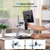 TOMLOV DM602 Pro HDMI Microscope 2000X 3 Lens 10.1 Inch IPS LCD For PCB Soldering Phone Repair Digital Microscopio Coin View
