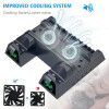 DATA FROG Vertical Cooling Fan Stand For PS4/PS4 Slim/PS4 PRO Console Dual Controller LED Charger Station For SONY Playstation 4