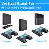 DATA FROG Vertical Cooling Fan Stand For PS4/PS4 Slim/PS4 PRO Console Dual Controller LED Charger Station For SONY Playstation 4