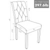 Dining Chair, Set of 2, White