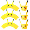 Pokemon Birthday Party Decoration Pikachu Balloon Decor Tableware Paper Plates Napkin Cup Party Supplies Toys for Boy Gift