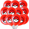 12pcs 12Inch Pokemon Latex Balloon Party Supplies Pikachu Party Balloon Balloons For Kids Birthday Party Dcorations Gift Toys