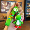 6 Styles Super Mario Keychain Mario Bros Luigi Toad Yoshi Bowser Action Figure Model PVC Cartoon Bag Doll Pendant Toys Gift