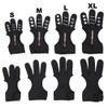 Archery Guard Finger Neoprene Shooting Gloves Fingertip Non-Slip Breathable 3 Finger Hunting Finger Protector Hunting Accesory