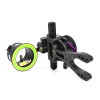 1pc Compound Bow Sight 1 Pin 2 Aim Point Sight 6061 Aluminum Alloy Adjustable Archery Shooting Hunting Accessories