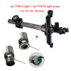 2X/4X/6X/8X Compound Bow Sight Set TP8810 Sight TP8750 Sight Scope Vision Clear Left/Right Hand Archery Competition Accessories