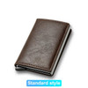 Rfid Credit Card Holder Men Wallets Bank Cardholder Case Small Leather Slim Thin Magic Mini Wallet Smart Minimalist Wallet 2023