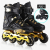 Original Roselle Inline Roller Skates Flashing or not Wheels Slalom Sliding FSK Adult Kids Shoes Roller Skating Patines