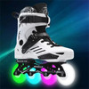 Original Roselle Inline Roller Skates Flashing or not Wheels Slalom Sliding FSK Adult Kids Shoes Roller Skating Patines