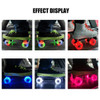 1PC Double Row Roller Skates Luminous Wheels Roller Skates Flashing Wheels Four-wheel Roller Skates Accessories PU Roller Wheel