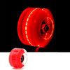 1PC Double Row Roller Skates Luminous Wheels Roller Skates Flashing Wheels Four-wheel Roller Skates Accessories PU Roller Wheel