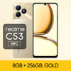 realme C53 Cellphone Octa Core Ultra Slim 33W SUPERVOOC Charge 5000mAh 50MP 6.74" HD 90 Hz Screen NFC Smartphone Mobile Phone