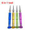 6 in 1 multi-function Repair Open Tools Kit Screwdrivers For iPhone Samsung Galaxy DIY Mobile Phone Accessories