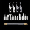 IC Chip Repair Thin Blade Tools Set, CPU Edge Removal Tool, Remove for Mobile Phone, Computer CPU Motherboard