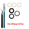 Back Camera Glass For Apple iPhone 11 12 13 MIni Pro Max Rear Camera Lens With Adhesive And Remove Tools Repair Replacement